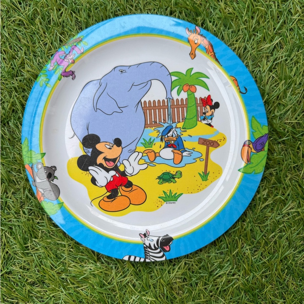 Disney Mickey Mouse Vintage Plates
